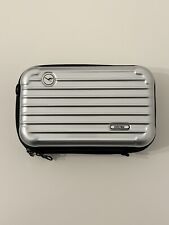 Rimowa Lufthansa First Class Travel Amenity Kit Case Toiletry Bag Silver New