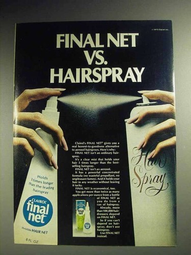 1975 clairol final - net, hair