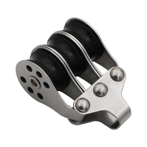 Marine rope pulley - pulley, in