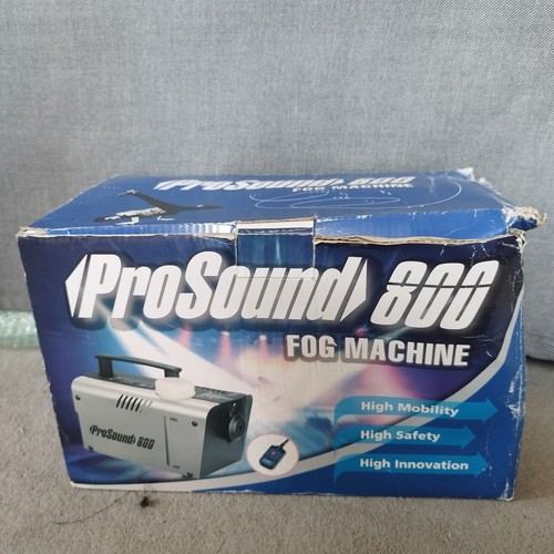 Prosound 800 fog smoke machine - fog/smoke,