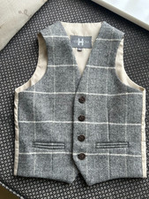 HEIRLOOM BOYS GREY HERRINGBONE