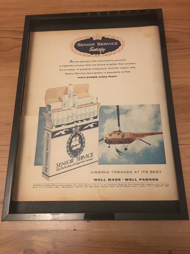 Senior service cigarettes 1961 - service, cigarettes-1961