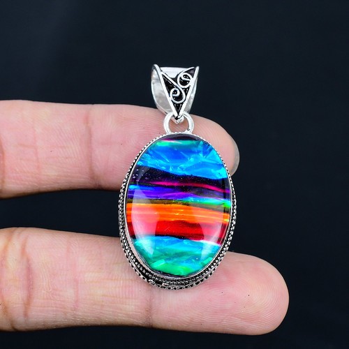Dichroic glass 925 sterling - dichroic,