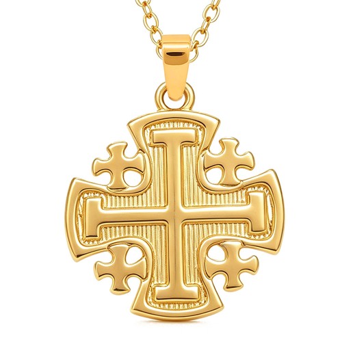 Jerusalem cross pendant - jerusalem,
