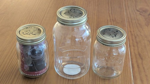 Kilner preserving jars 1l - 12,
