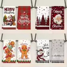 2pcs Christmas Kitchen Towels