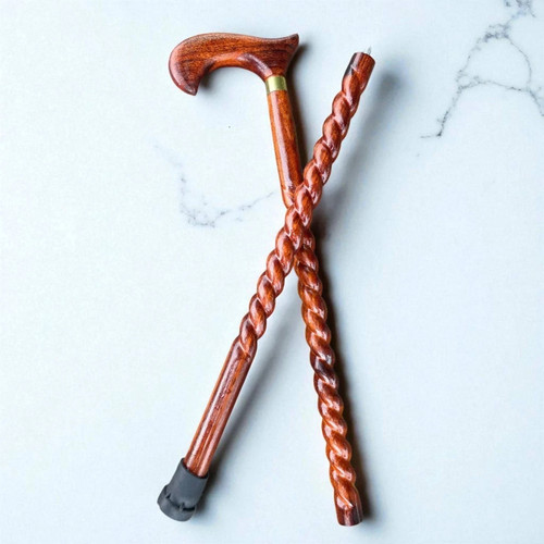 Walking cane polished derby - polished,
