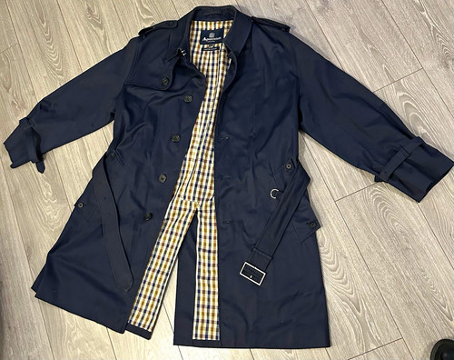 Aquascutum london navy cotton - aquascutum,