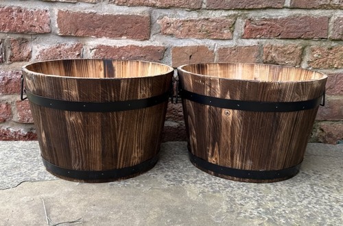 Set burntwood wooden - set, of