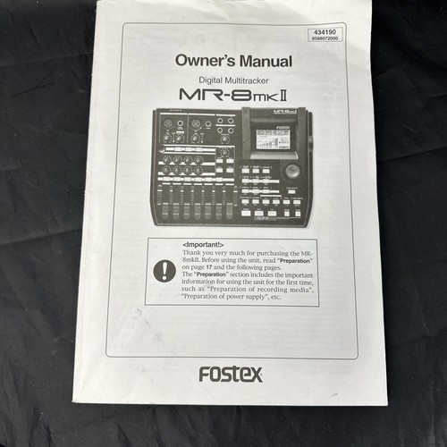Fostex 8mkii digital - mr-8mkii,