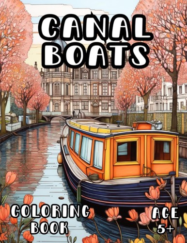 Canal boat coloring book - coloring,