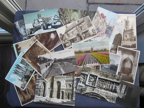 Old postcards lincs - 25, of
