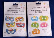 Kids Party Invitation Mask 6