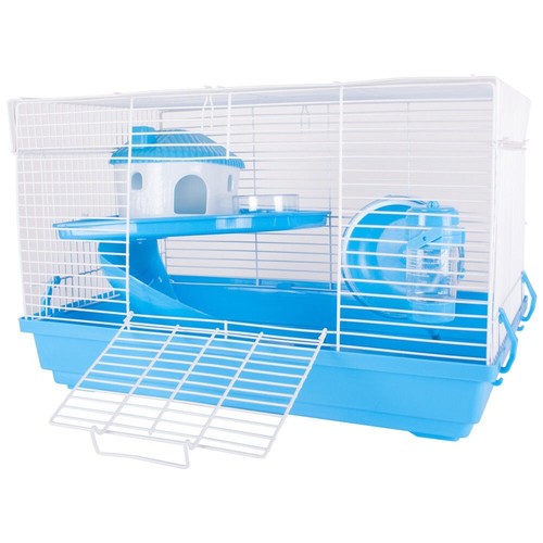 Blue starter hamster cage - hamster,