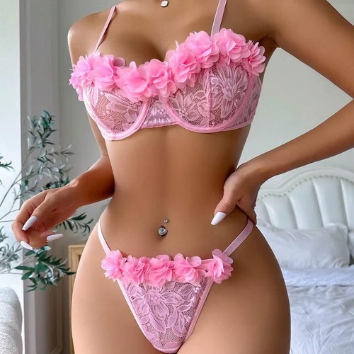 Sexy floral lace transparent - floral,