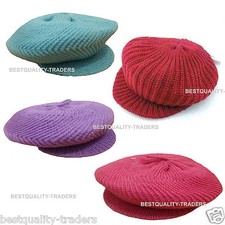 A\LADIES BAKER BOY CHUNKY KNIT