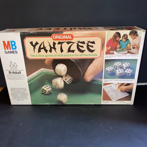 Yahtzee vintage 1982 dice game - yahtzee,