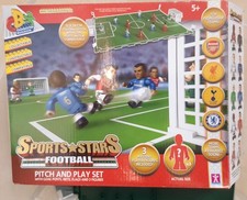 Sports Stars Football Pitch and Play Set. USED Please read carefully
