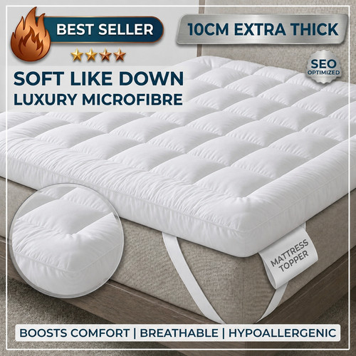 10cm mattress topper hotel - 10cm,