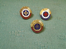 JOB LOT OF OLD THE GIRLS LIFE BRIGADE  ENAMEL PIN BADGES
