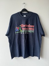 Vintage Glastonbury 2004 Music Festival Men’s XL T Shirt Y2K Graphic Print Tee