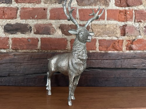 Large cast metal stag - stag, deer