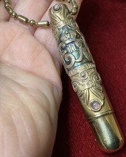 Vintage Sewing Etui Case Chatelaine 1953 Coronation pendant
