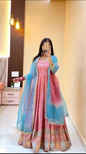 Gown pakistani salwar kameez - salwar,