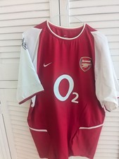 Arsenal Signed Shirt. Invincible Season. Henry,  Parlour, and Keown