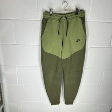 Nike Joggers Mens Small Green Khaki Tech Fleece Swoosh Tracksuit Old Season