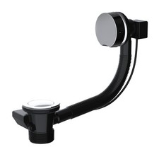 BATHROOM CHROME BATH OVERFLOW