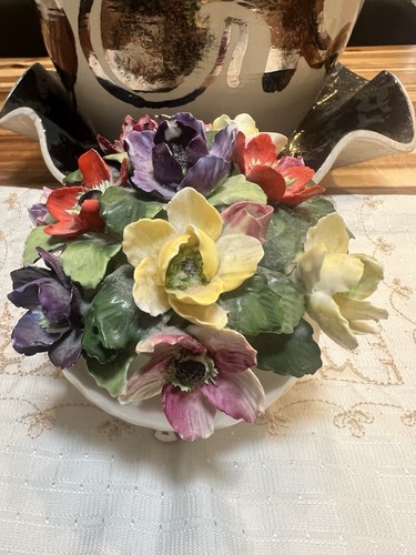 Royal adderley floral bone - royal, 12