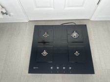 Neff gas hob black glass - black, 4