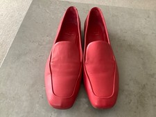 John Lewis shoes 38 5 flat leather slip on