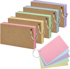 500PCS Ruled Index Cards,Flash