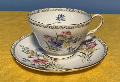 Vintage shelley footed floral - vintage,