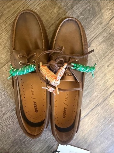 Sperry brown leather boat - brown,