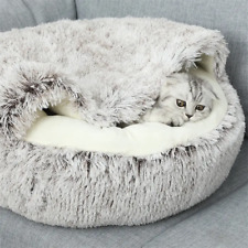 Plush Pet Cave Bed Dog Cat