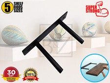 Heavy Duty Floating Shelf Invisible Support Brackets For Heavy Wooden Oak Shelve