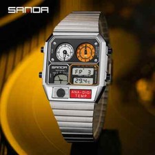 Men's LED Digital Watch Square
