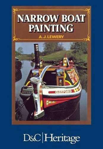 Narrow boat painting - boat, a.j