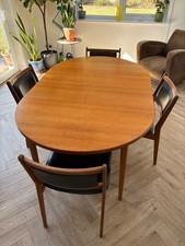 Extending Teak Dining Table and Chairs by Nils Jonsson for Troeds - MCM, Vintage