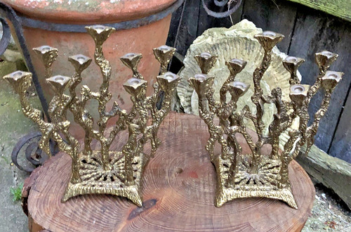 Candlesticks vintage israeli - vintage,