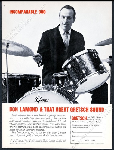 1964 don lamond photo gretsch - 1964,