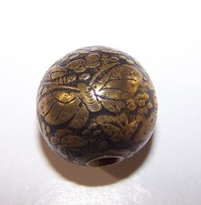 Antique Ojime Mixed Metal Bead