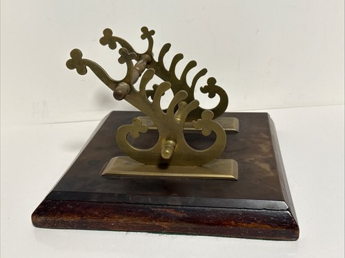 Antique brass pen holder - antique,