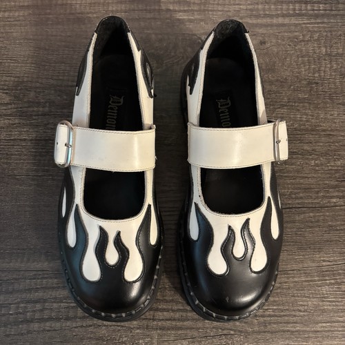 Demonia flame mary jane - demonia, shoes