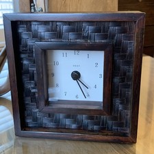 Next Brown Wooden Ticking