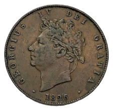 1826 Half Penny George VI