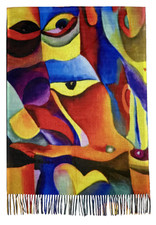 Ladies Art Scarf Impressionist